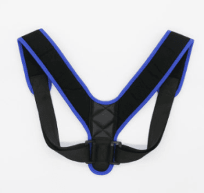 Medical Clavicle Posture Corrector Lower Back Correction Belt For Children (Option: Blue-M)