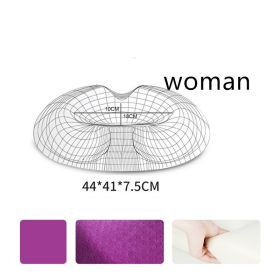 Seat Cushion Pillow for Office Memory Foam (Option: Purple-Velvet-Woman)