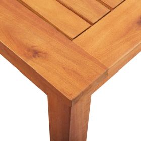 vidaXL Garden Table 150x90x74 cm Solid Acacia Wood (Option: as picture)