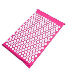 Acupuncture Yoga Cushion Massage Cushion and Pillow (Option: Pink-No pillow)