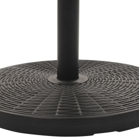 vidaXL Parasol Base Black Round 55.1 lbs (Option: as picture)